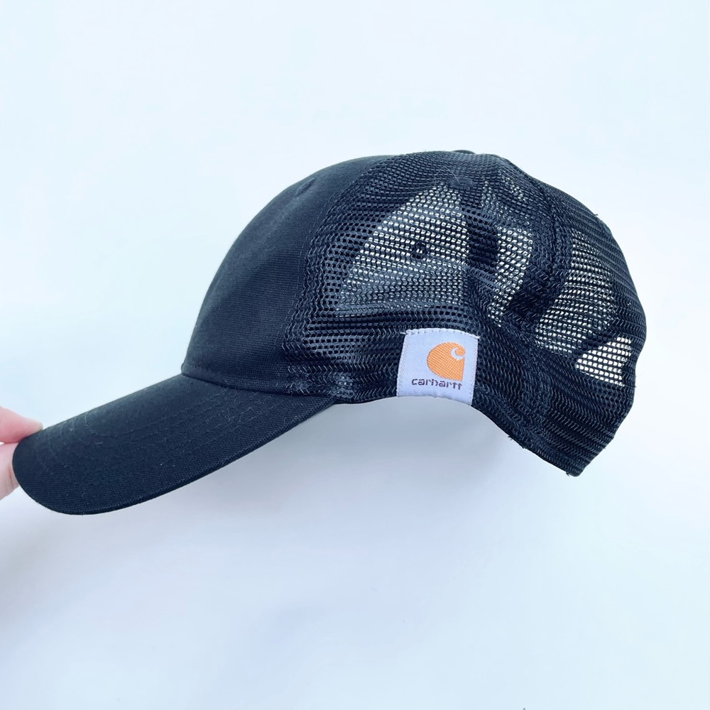 Carhartt Rugged Flex Black Hat With Mesh Back LNWOT - Picture 4 of 11